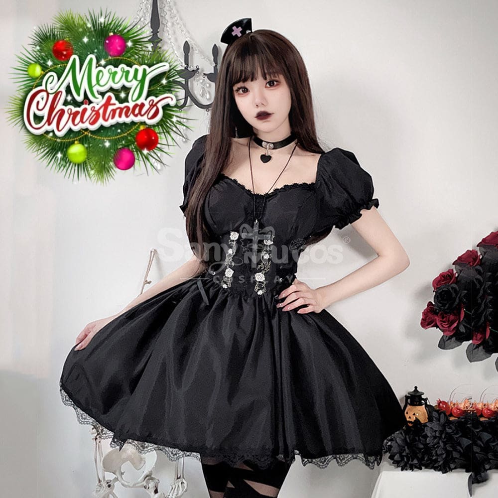 【In Stock】Halloween Cosplay Black Dress Stage Performance Costume Costumes