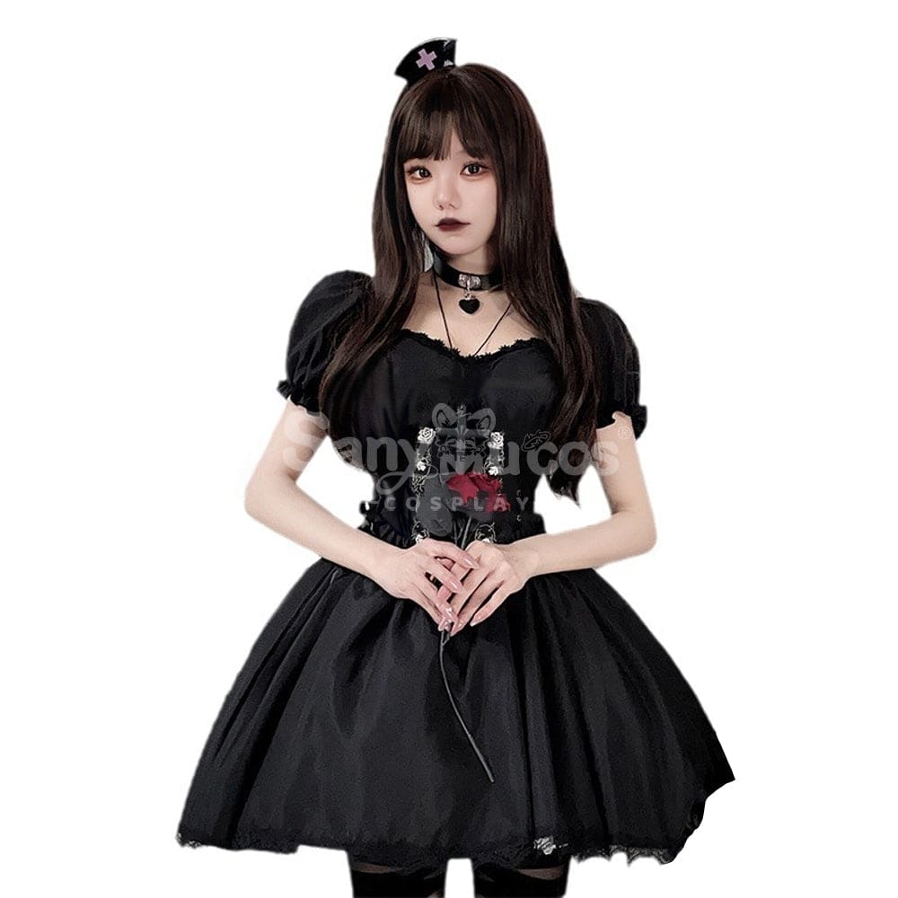 【In Stock】Halloween Cosplay Black Dress Stage Performance Costume Costumes