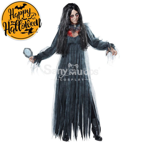【In Stock】Halloween Cosplay Black Ghost Costume Costumes