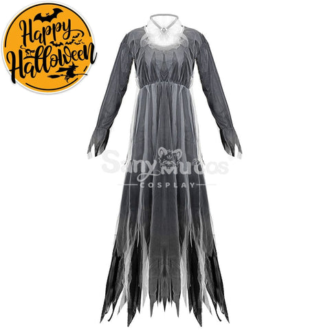 【In Stock】Halloween Cosplay Black Ghost Costume Costumes