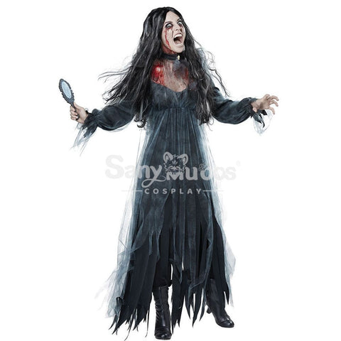 【In Stock】Halloween Cosplay Black Ghost Costume Costumes