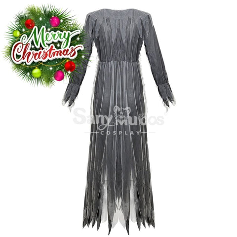 【In Stock】Halloween Cosplay Black Ghost Costume Costumes