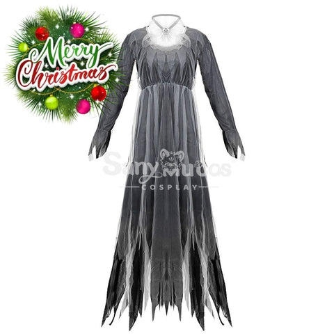 【In Stock】Halloween Cosplay Black Ghost Costume Costumes