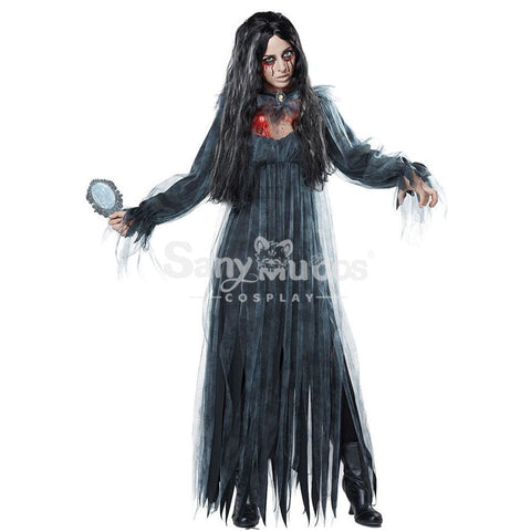 【In Stock】Halloween Cosplay Black Ghost Costume Costumes