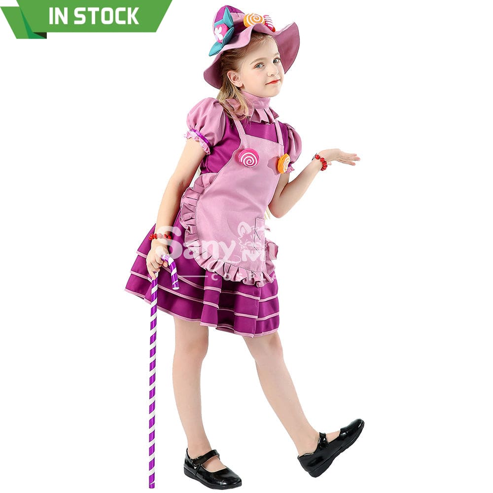 【In Stock】Halloween Cosplay Candy Witches Costume Kid Size Costumes