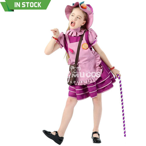 【In Stock】Halloween Cosplay Candy Witches Costume Kid Size Costumes