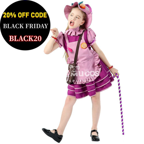 【In Stock】Halloween Cosplay Candy Witches Costume Kid Size Costumes