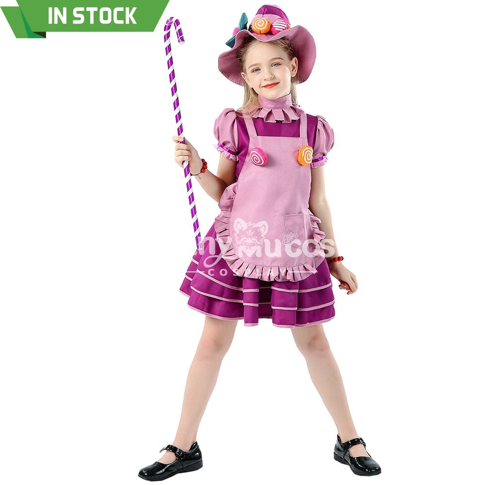 【In Stock】Halloween Cosplay Candy Witches Costume Kid Size Costumes