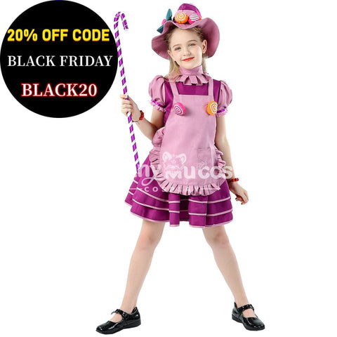 【In Stock】Halloween Cosplay Candy Witches Costume Kid Size Costumes