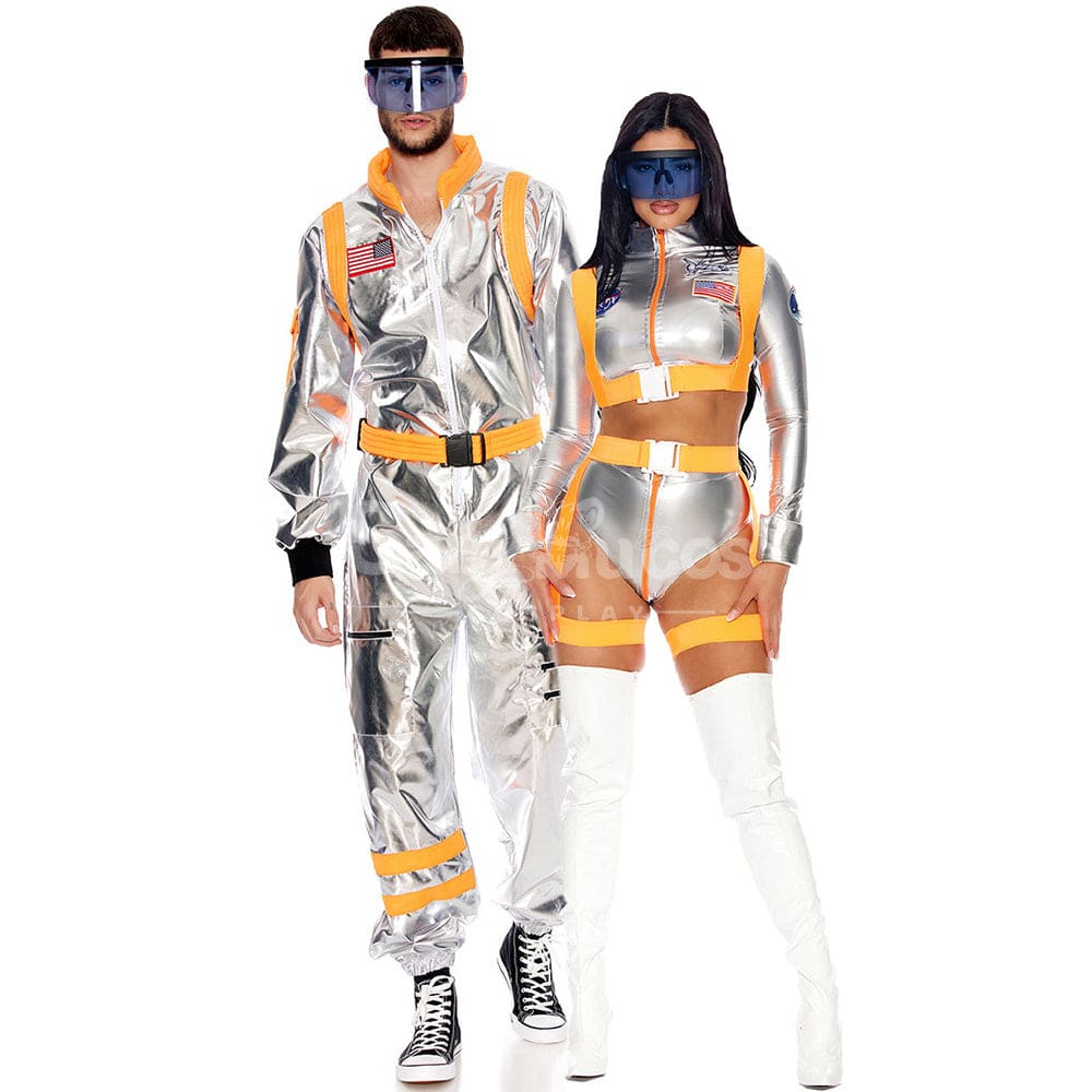 【In Stock】Carnival Cosplay Adult Space Astronaut Stage Performance Jumpsuit Costume Costumes