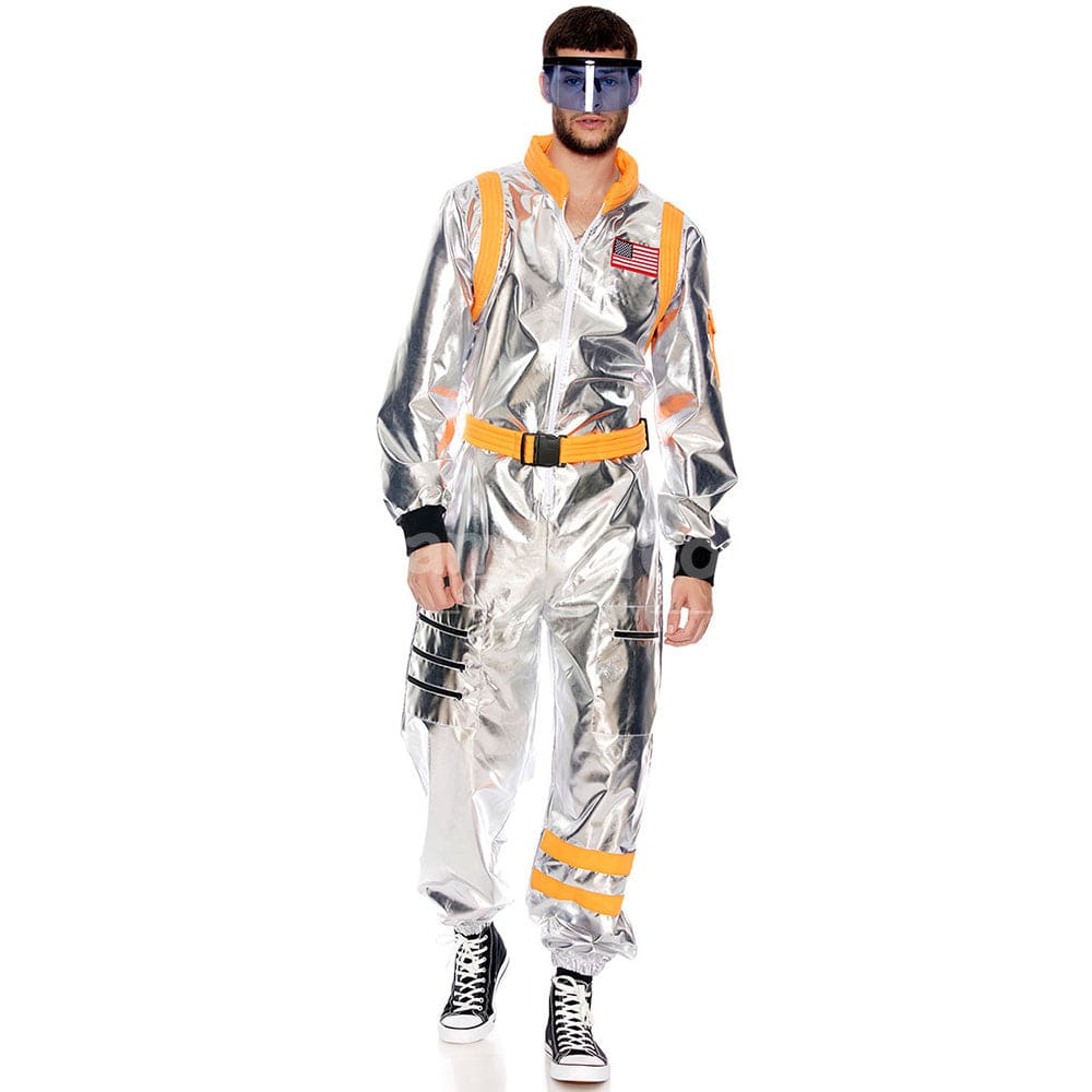 【In Stock】Carnival Cosplay Adult Space Astronaut Stage Performance Jumpsuit Costume Male / M