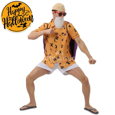 【In Stock】Carnival Cosplay Dragon Ball Master Roshi Stage Performance Costume Costumes