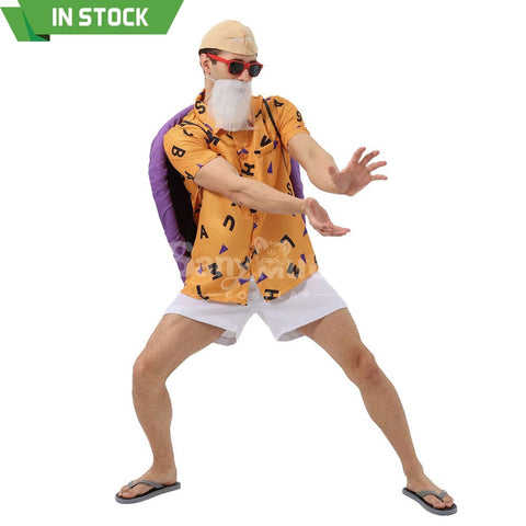 【In Stock】Carnival Cosplay Dragon Ball Master Roshi Stage Performance Costume Costumes