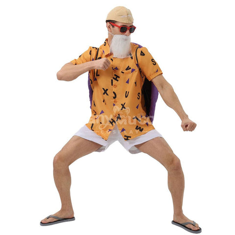 【In Stock】Carnival Cosplay Dragon Ball Master Roshi Stage Performance Costume Costumes