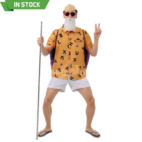 【In Stock】Carnival Cosplay Dragon Ball Master Roshi Stage Performance Costume Costumes