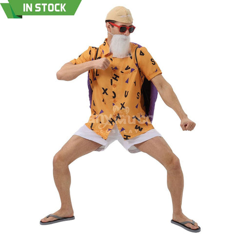 【In Stock】Carnival Cosplay Dragon Ball Master Roshi Stage Performance Costume Costumes