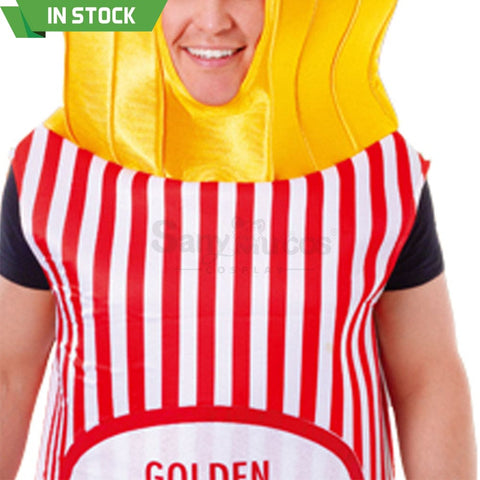 【In Stock】Carnival Cosplay Fun Food Party French Fries Stage Performance Costume Costumes