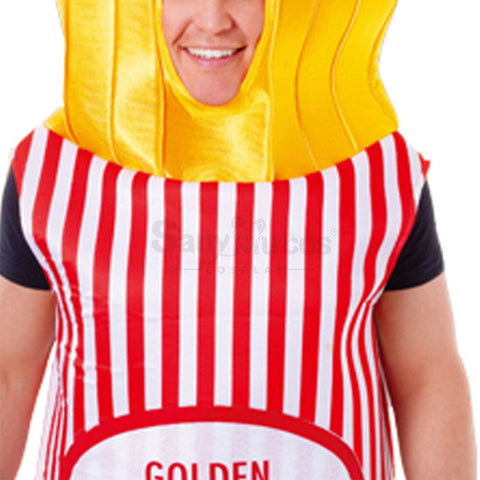 【In Stock】Carnival Cosplay Fun Food Party French Fries Stage Performance Costume Costumes