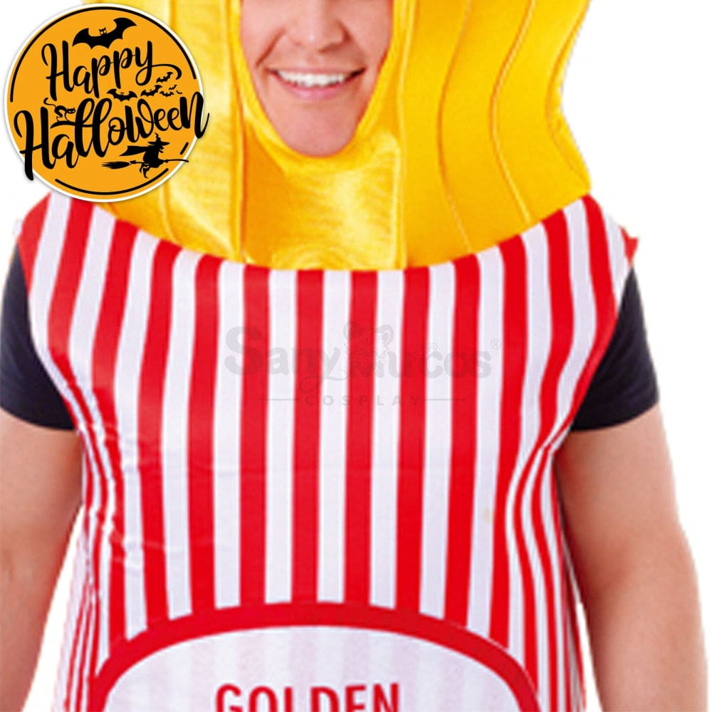 【In Stock】Carnival Cosplay Fun Food Party French Fries Stage Performance Costume Costumes