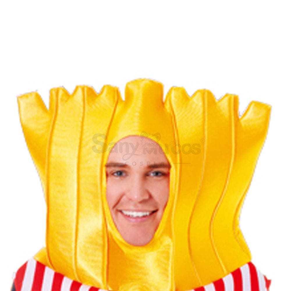 【In Stock】Carnival Cosplay Fun Food Party French Fries Stage Performance Costume Costumes