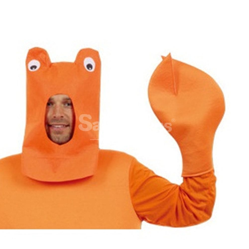 【In Stock】Carnival Cosplay Orange Crab Masquerade Stage Performance Costume Costumes