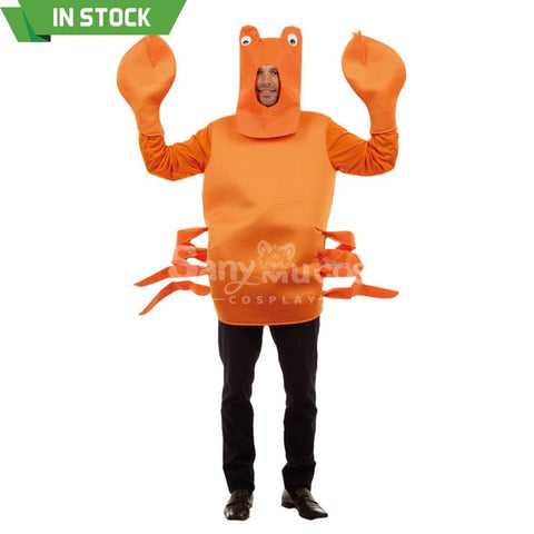 【In Stock】Carnival Cosplay Orange Crab Masquerade Stage Performance Costume Costumes
