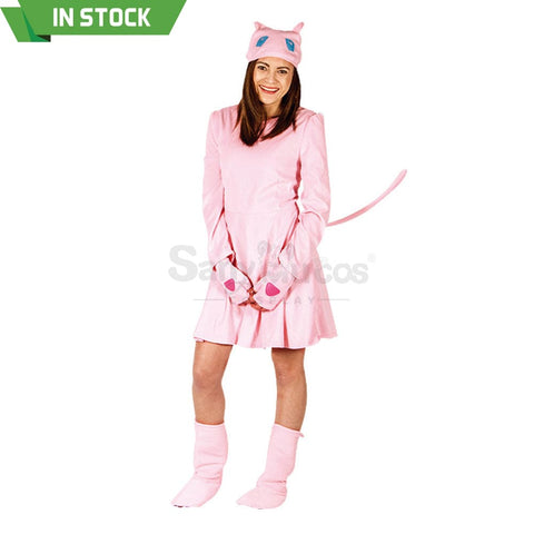 【In Stock】Carnival Cosplay Pokemon Mew Stage Performance Costume Family Edition Aldult Costumes