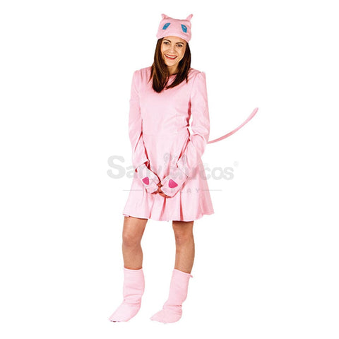 【In Stock】Carnival Cosplay Pokemon Mew Stage Performance Costume Family Edition Aldult Costumes