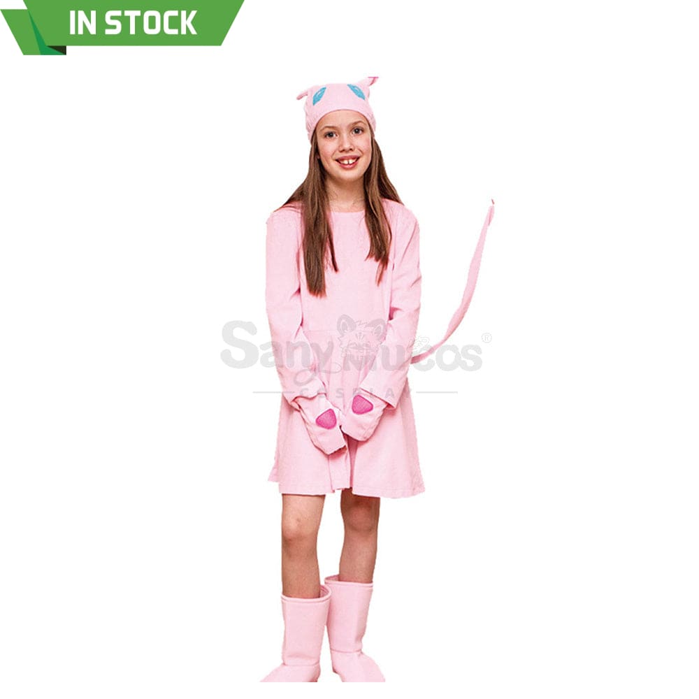 【In Stock】Carnival Cosplay Pokemon Mew Stage Performance Costume Family Edition Child-S Costumes