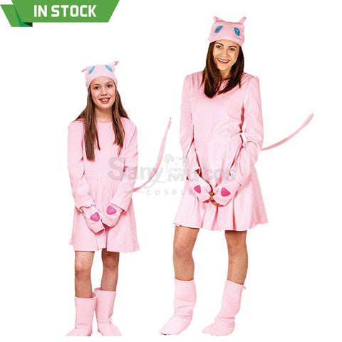 【In Stock】Carnival Cosplay Pokemon Mew Stage Performance Costume Family Edition Costumes