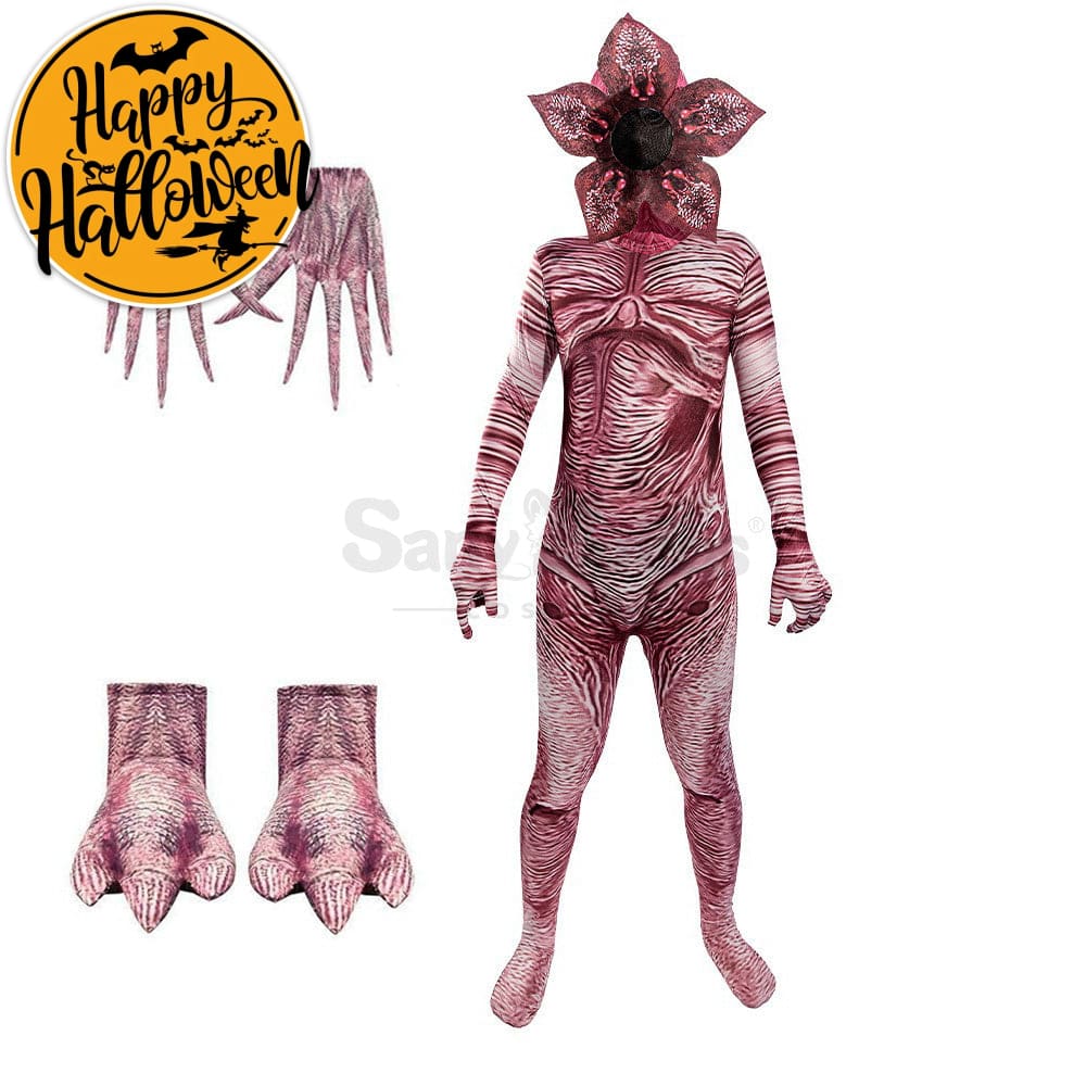 【In Stock】Carnival Cosplay Stranger Things The Monster Demogorgon Stage Performance Jumpsuit
