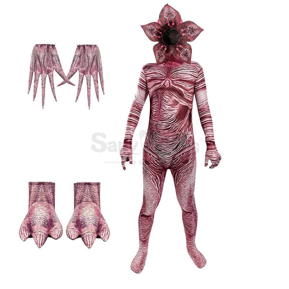 【In Stock】Carnival Cosplay Stranger Things The Monster Demogorgon Stage Performance Jumpsuit