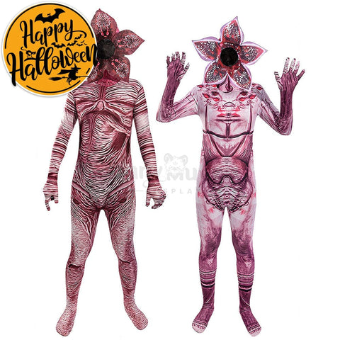 【In Stock】Carnival Cosplay Stranger Things The Monster Demogorgon Stage Performance Jumpsuit
