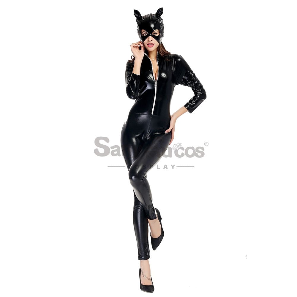 【In Stock】Halloween Cosplay Catwoman Costume Costumes