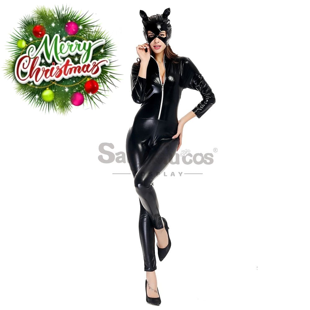 【In Stock】Halloween Cosplay Catwoman Costume Costumes