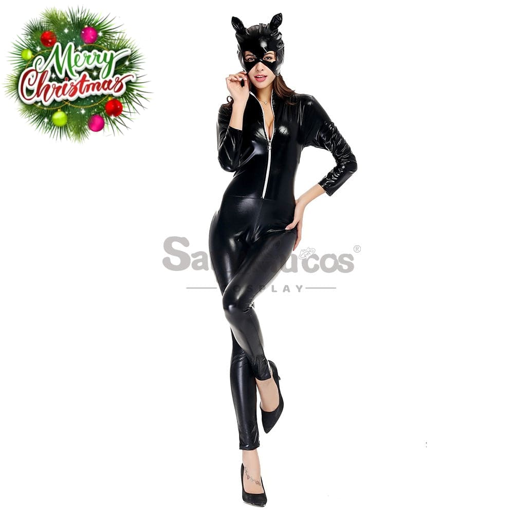 【In Stock】Halloween Cosplay Catwoman Costume Costumes