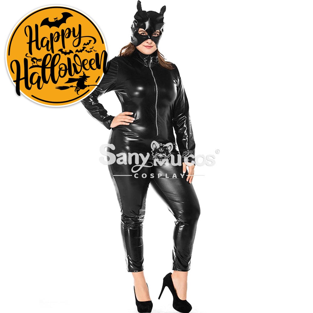 【In Stock】Halloween Cosplay Catwoman Costume Plus Size Costumes