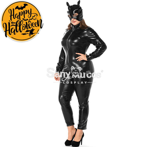 【In Stock】Halloween Cosplay Catwoman Costume Plus Size Costumes