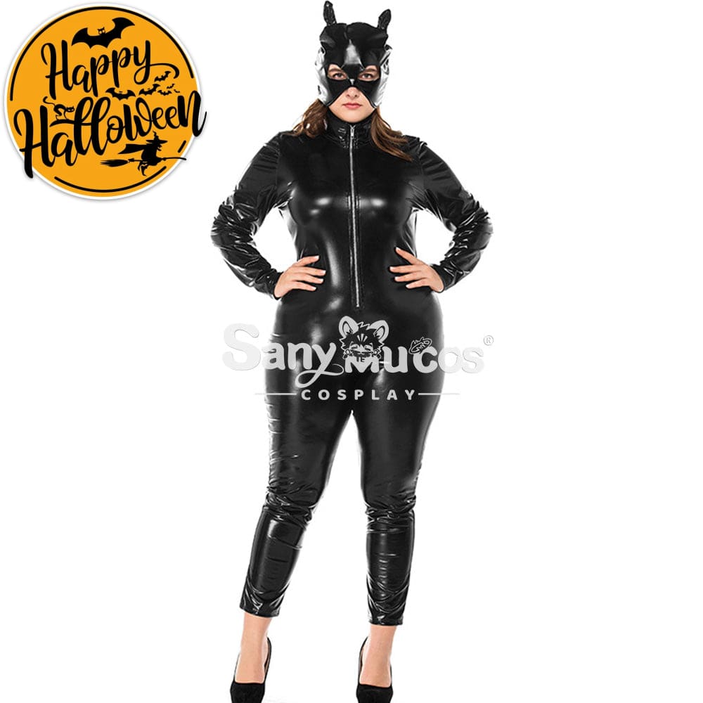【In Stock】Halloween Cosplay Catwoman Costume Plus Size Costumes