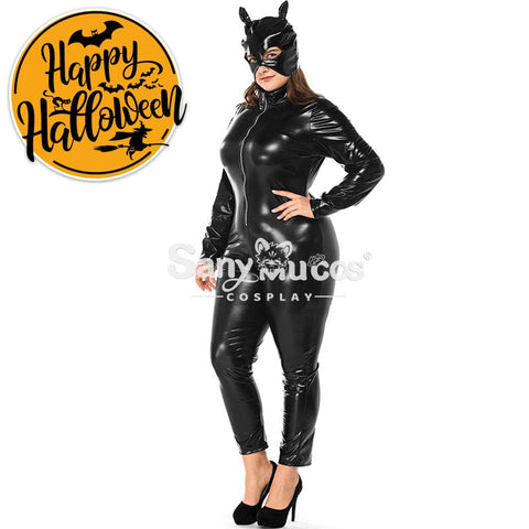 【In Stock】Halloween Cosplay Catwoman Costume Plus Size Costumes