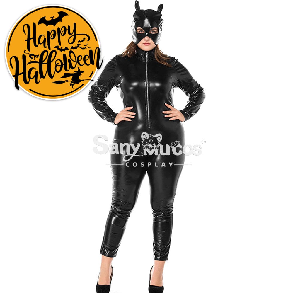 【In Stock】Halloween Cosplay Catwoman Costume Plus Size Costumes