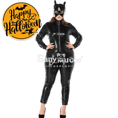 【In Stock】Halloween Cosplay Catwoman Costume Plus Size Costumes