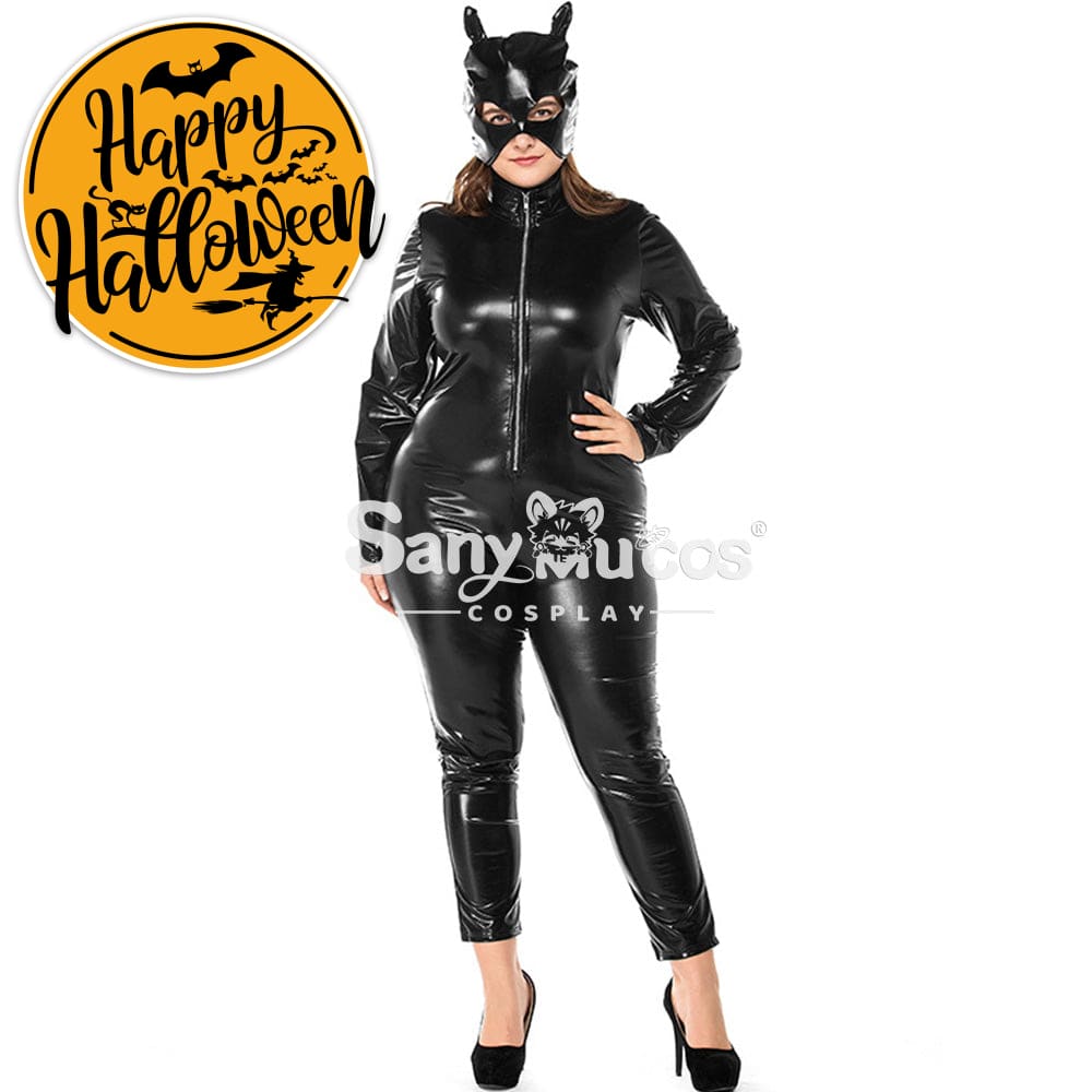 【In Stock】Halloween Cosplay Catwoman Costume Plus Size Costumes