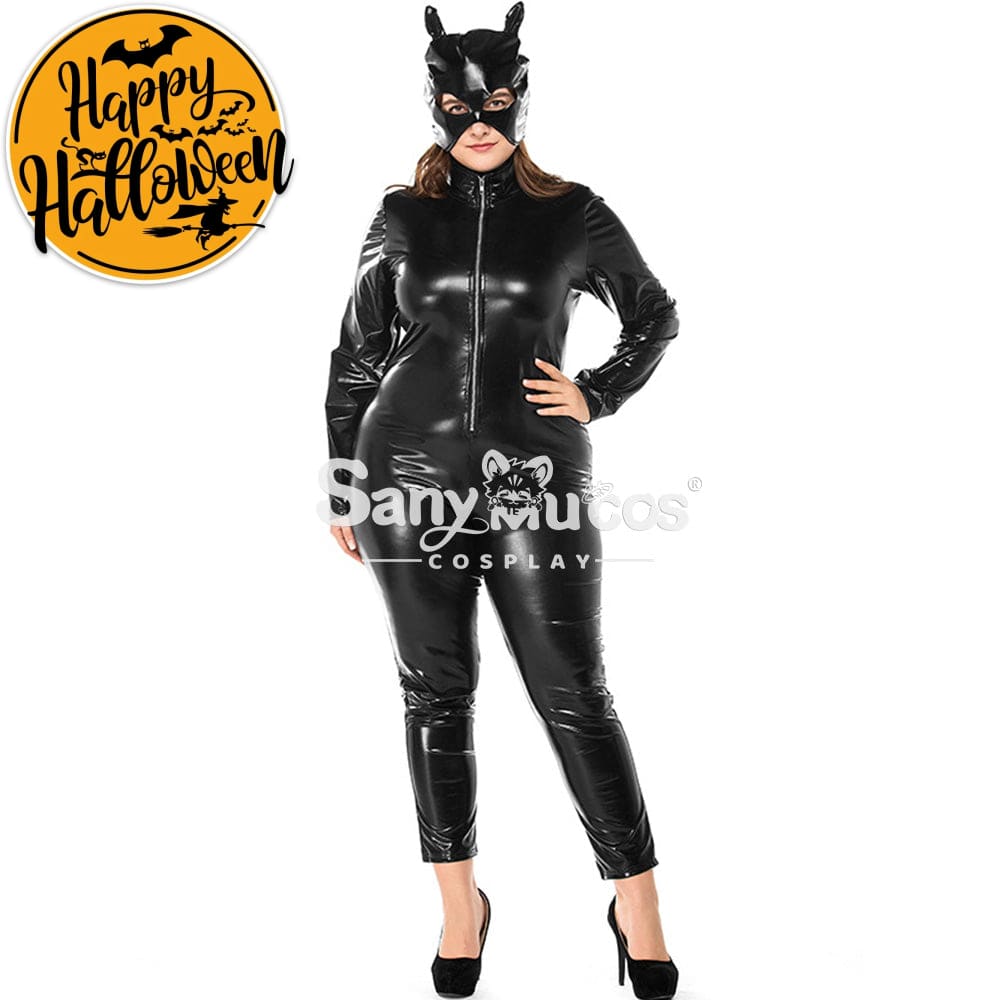 【In Stock】Halloween Cosplay Catwoman Costume Plus Size Costumes