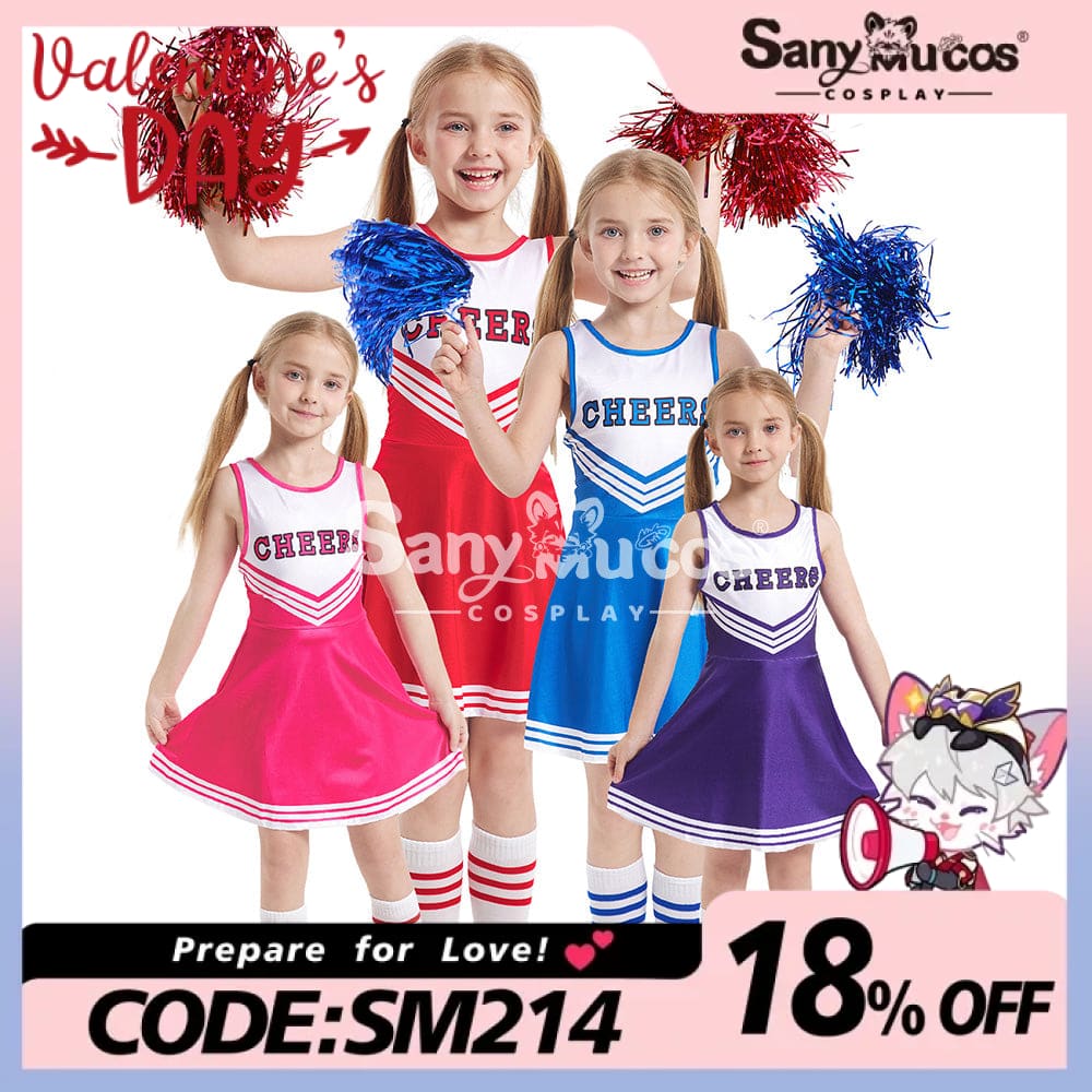 【In Stock】Halloween Cosplay Cheerleading Costume Kid Size Costumes