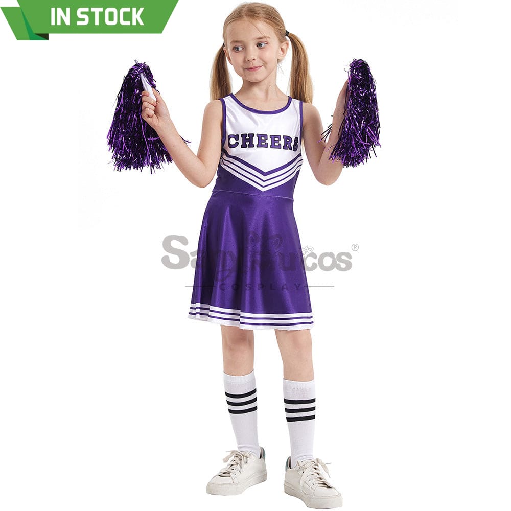 【In Stock】Halloween Cosplay Cheerleading Costume Kid Size Costumes