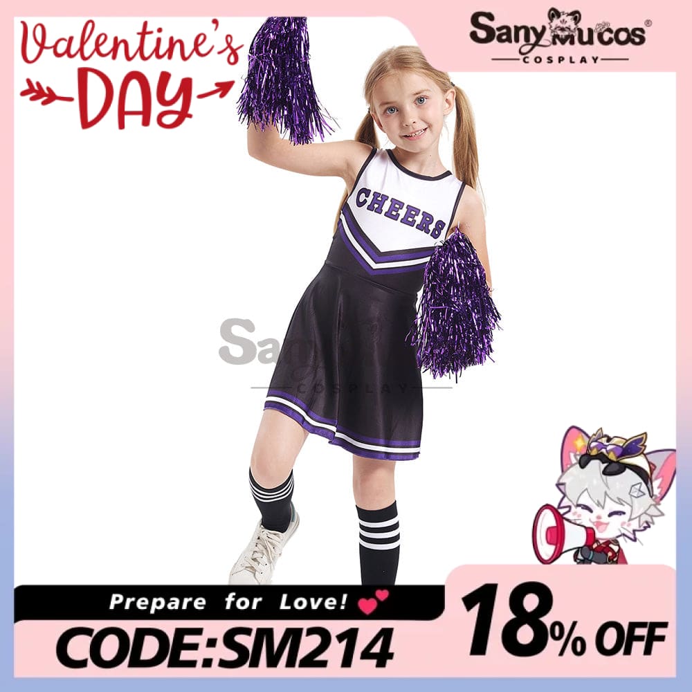 【In Stock】Halloween Cosplay Cheerleading Costume Kid Size Costumes