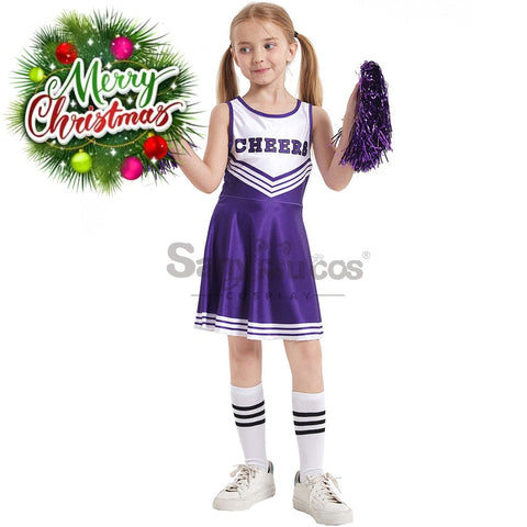 【In Stock】Halloween Cosplay Cheerleading Costume Kid Size Costumes