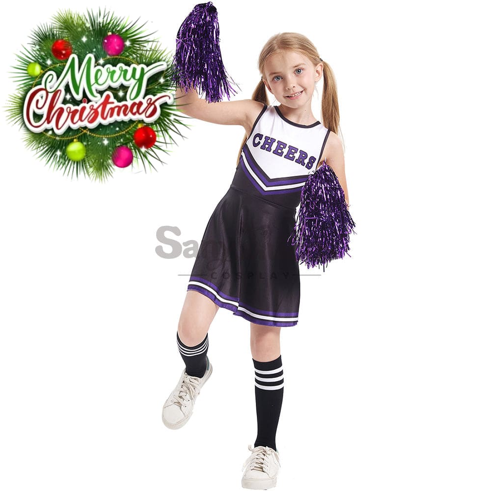 【In Stock】Halloween Cosplay Cheerleading Costume Kid Size Costumes