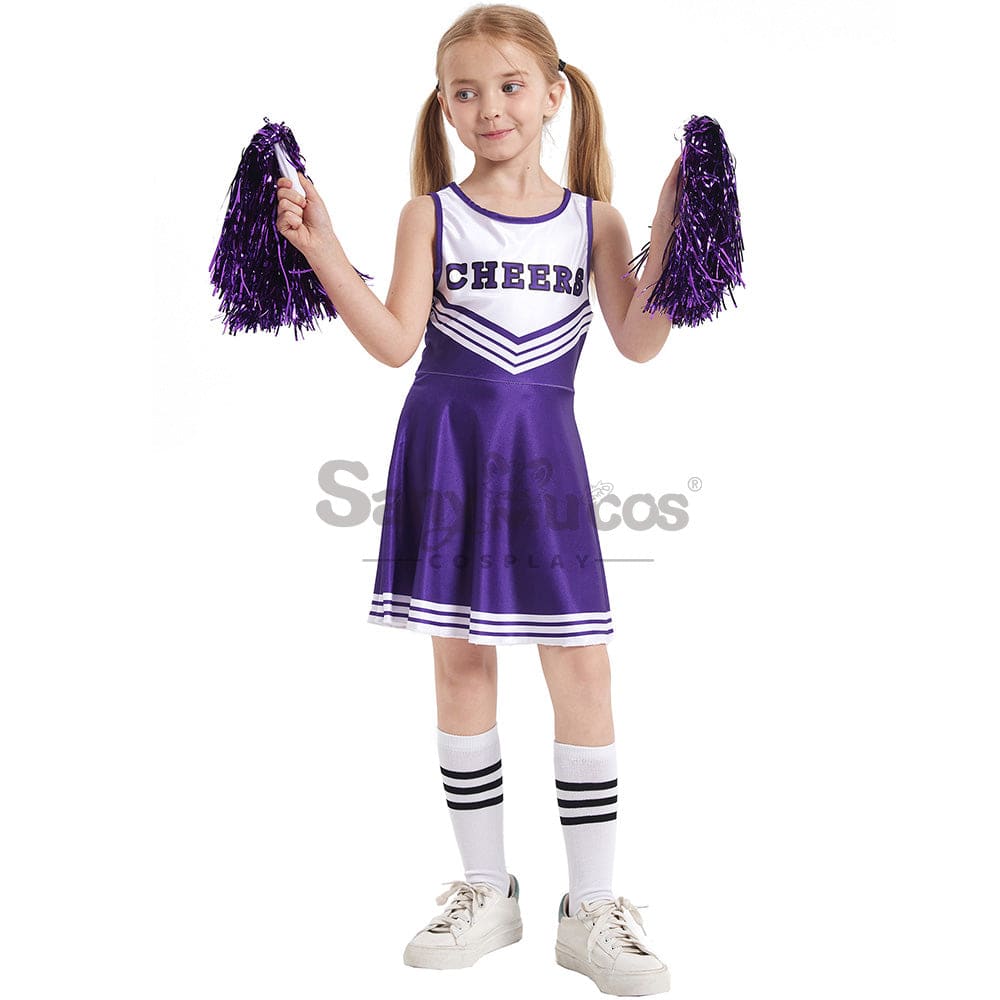 【In Stock】Halloween Cosplay Cheerleading Costume Kid Size Costumes